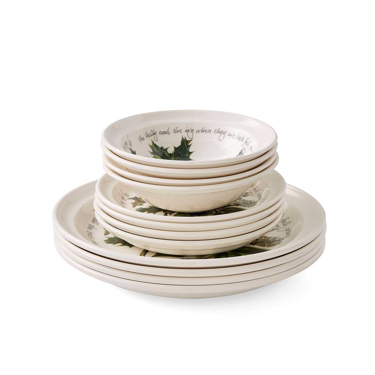 The Holly and the Ivy 12 Piece Dinner Set image number null